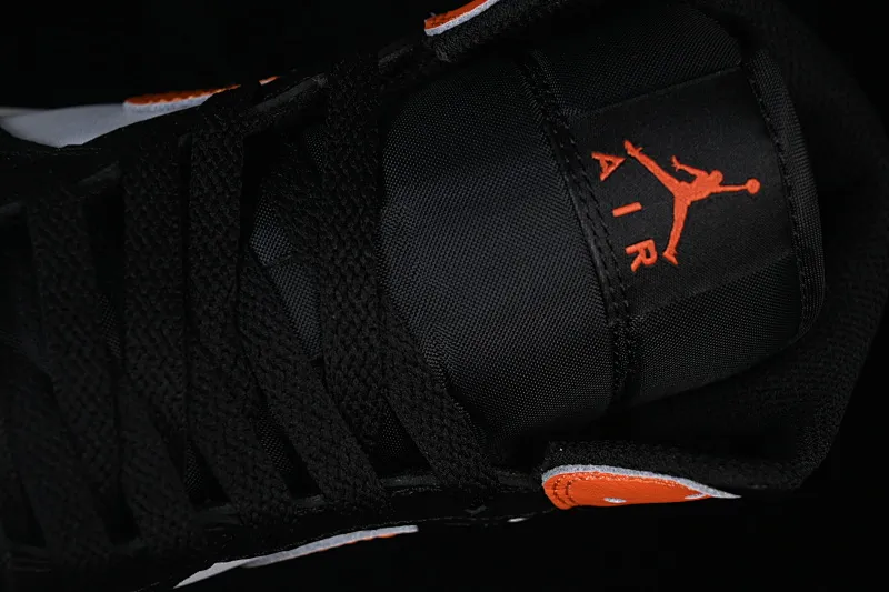 All categories Air Jordan Jordan series basketball shoes Air Jordan 1 Mid G version pure original Air Jordan 1 Mid AJ1 Joe 1 black and white orange DQ8426-801